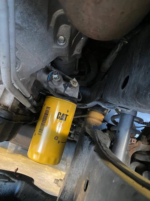 11+ Powerstroke CAT Oil Filter Replacement