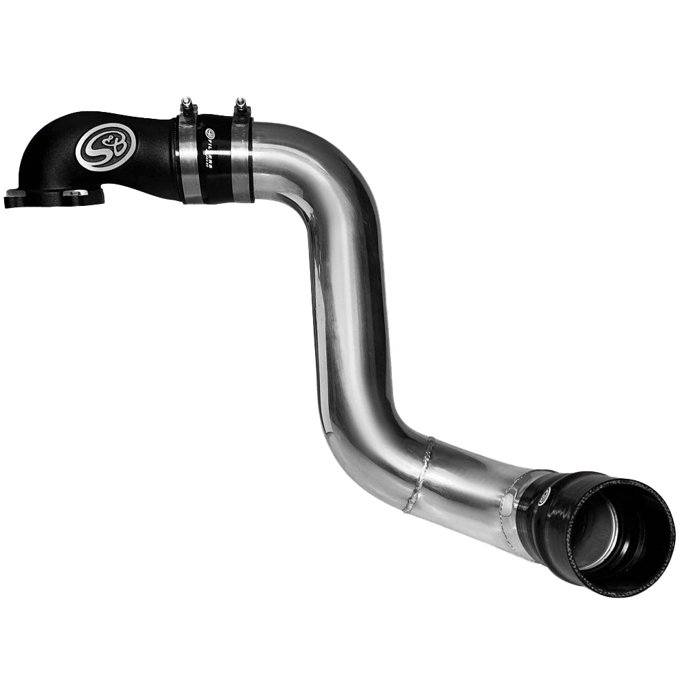 S&B Intake Elbow with Cold Side Intercooler Piping & Boots for 2003-2004 Ford 6.0L