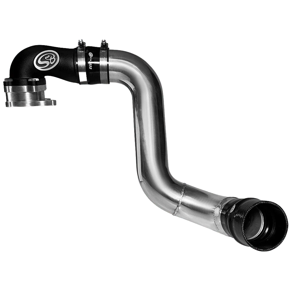 S&B Intake Elbow with Cold Side Intercooler Piping & Boots for 2005-2007 Ford 6.0L