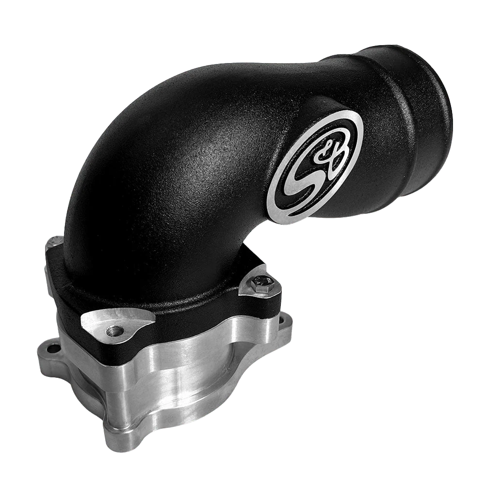 S&B Intake Elbow with Cold Side Intercooler Piping & Boots for 2005-2007 Ford 6.0L