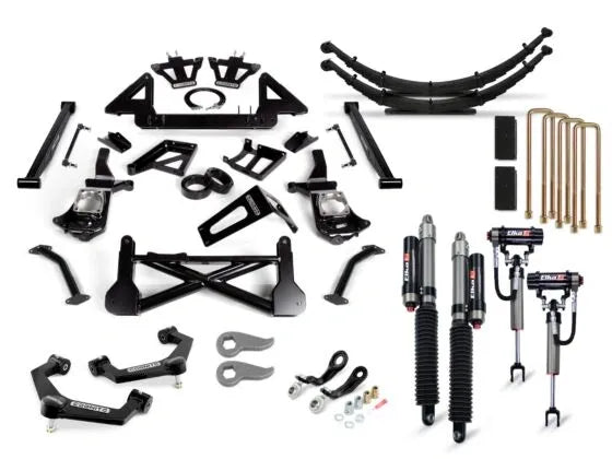 Cognito 12-Inch Elite Lift Kit with Elka 2.5 Reservoir Shocks For 20-24 Silverado/Sierra 2500/3500 2WD/4WD