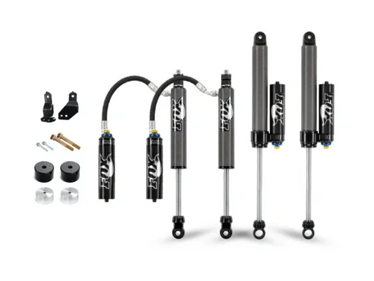 Cognito 2" Premier Leveling Kit with Fox 2.5 Reservoir Shocks for 17-24 Ford F250/350 4WD