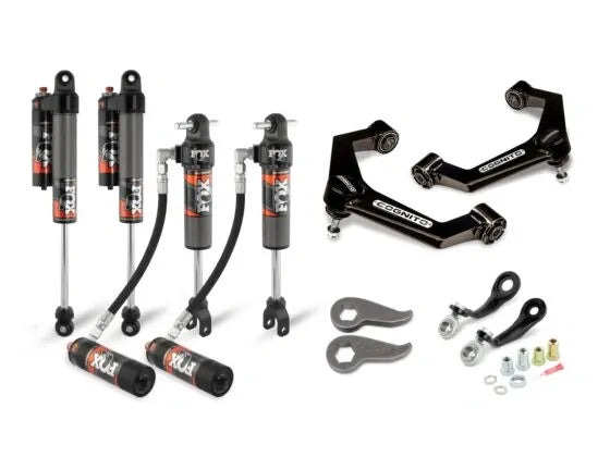 Cognito 3-Inch Elite Leveling Kit with Fox 2.5 Elite Performance Series Shocks for 11-19 Silverado/Sierra 2500/3500 2WD/4WD