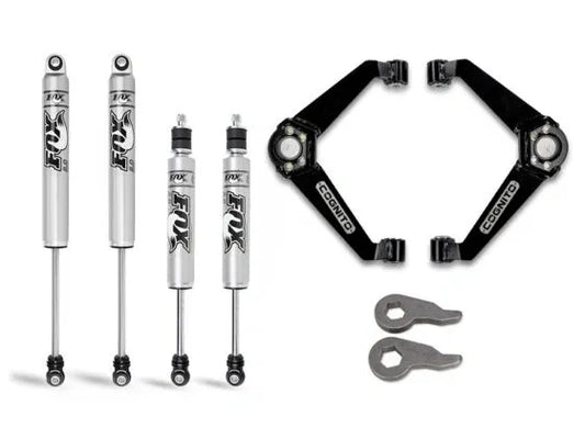 Cognito 3-Inch Performance Leveling Kit With Fox PS 2.0 IFP Shocks for 01-10 Silverado/Sierra 2500-3500 2WD/4WD