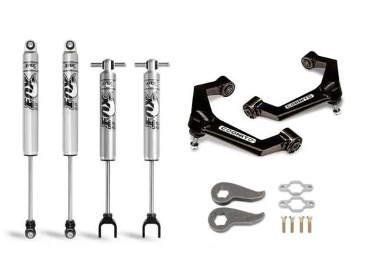 Cognito 3-Inch Performance Leveling Kit with Fox PS 2.0 IFP Shocks for 11-19 Silverado/Sierra 2500/3500 2WD/4WD