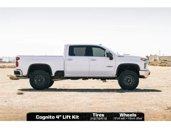 Cognito 4-Inch Elite Lift Kit with Elka 2.5 Reservoir Shocks for 20-24 Silverado/Sierra 2500/3500 2WD/4WD