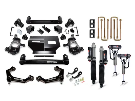 Cognito 4-Inch Elite Lift Kit with Elka 2.5 Reservoir Shocks for 20-24 Silverado/Sierra 2500/3500 2WD/4WD