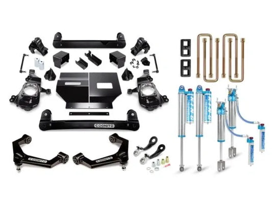 Cognito 4-Inch Elite Lift Kit with King 2.5 Reservoir Shocks for 20-24 Silverado/Sierra 2500/3500 2WD/4WD