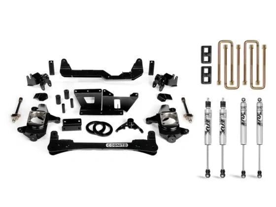 Cognito 4-Inch Standard Lift Kit With Fox PS 2.0 IFP Shocks For 01-10 Silverado/ Sierra 2500/3500 2WD/4WD Trucks