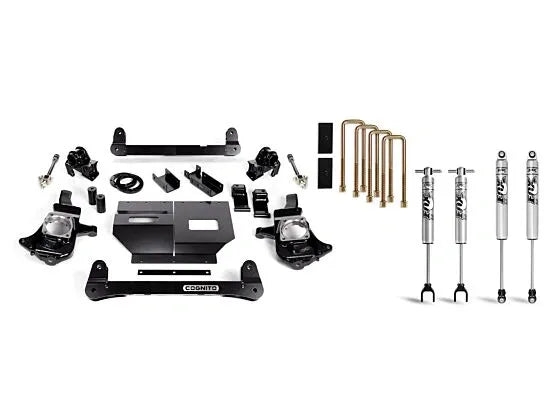 Cognito 4-Inch Standard Lift Kit with Fox PSMT 2.0 Shocks for 11-19 Silverado/Sierra 2500/3500 2WD/4WD