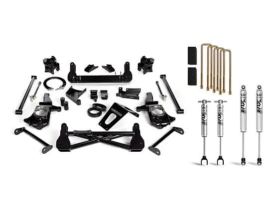 Cognito 7-Inch Standard Lift Kit with Fox PSMT 2.0 Shocks for 11-19 Silverado/Sierra 2500/3500 2WD/4WD Stabi