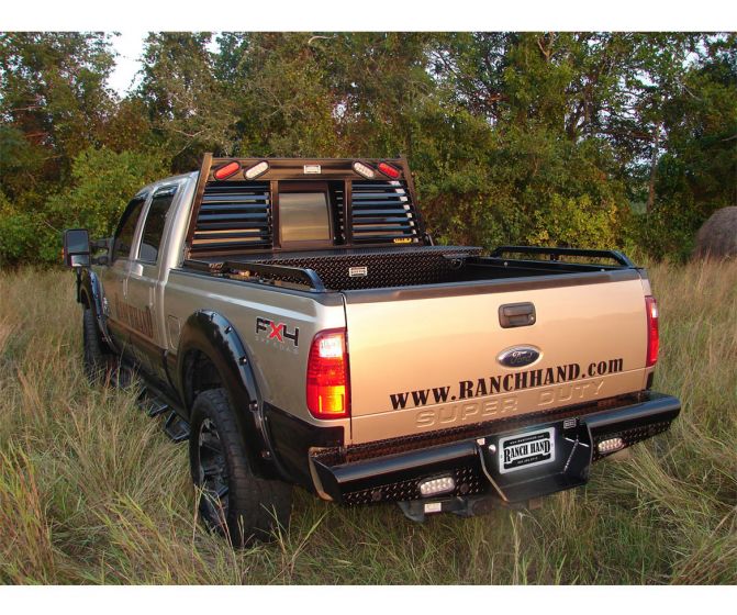 Ford Legend Back Bumper (10", 1/10 , Lighted, W/Sensor Plugs) 2008 - 2015 F-250 Super Duty / F-350 Super Duty